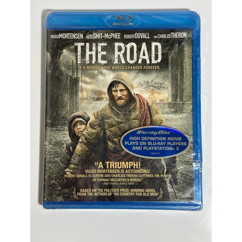 Sony The Road Blu-ray New Unisex One Size Blue Post-Apocalyptic Drama Movie